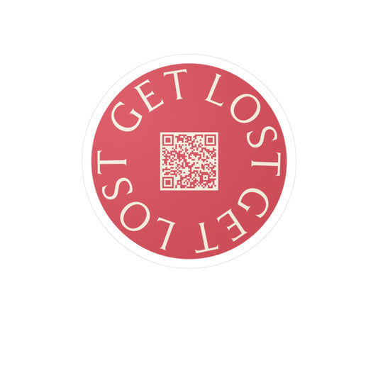 Get Lost Circle #1 Decal