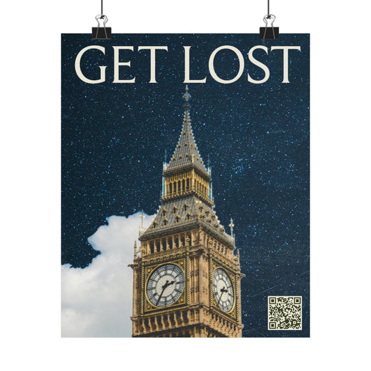 Get Lost Big Ben Poster