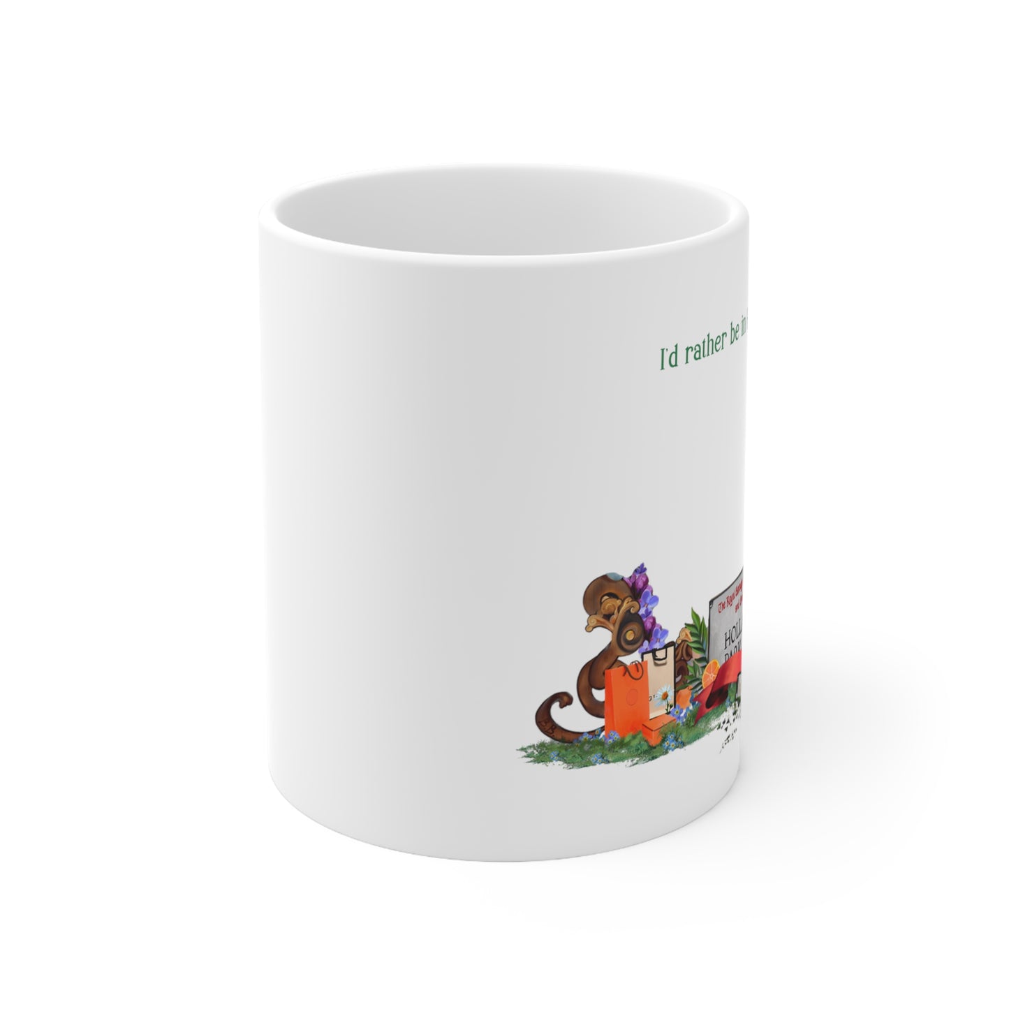 Holland Park Mug with Painted Design