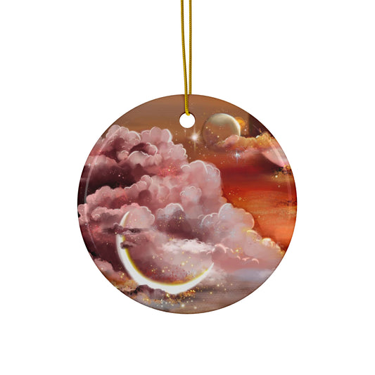 Never Ornament #2-Two Moons